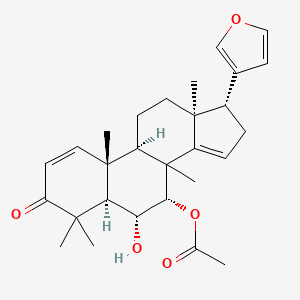 molecular formula C28H36O5 B1217143 Nimocinol CAS No. 95260-96-1