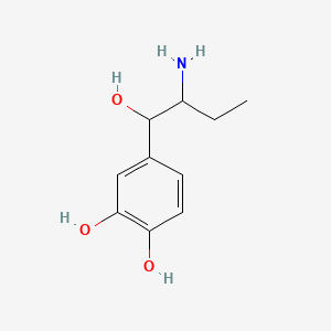 molecular formula C10H15NO3 B1217146 Ethylnorepinephrine CAS No. 536-24-3