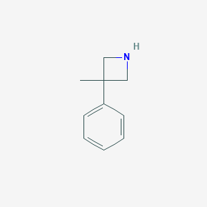 molecular formula C10H13N B121715 3-Methyl-3-phenylazetidine CAS No. 5961-33-1