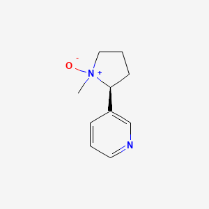 molecular formula C10H14N2O B1217153 nicotine-1'-N-oxide CAS No. 491-26-9