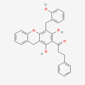 molecular formula C29H24O5 B1217159 Chamuvaritin CAS No. 64675-27-0