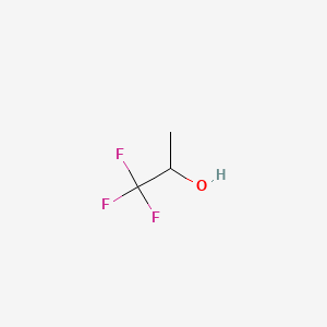 molecular formula C3H5F3O B1217171 1,1,1-Trifluoro-2-propanol CAS No. 374-01-6