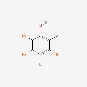 molecular formula C7H4Br4O B1217173 3,4,5,6-Tetrabromo-o-cresol CAS No. 576-55-6