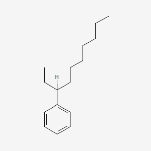 molecular formula C16H26 B1217177 3-Phenyldecane CAS No. 4621-36-7