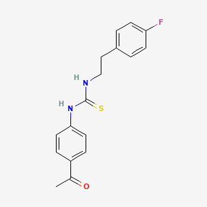 1-(4-Acetylphenyl)-3-[2-(4-fluorophenyl)ethyl]thiourea