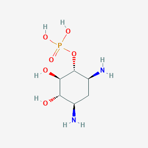 molecular formula C6H15N2O6P B1217185 2-Deoxystreptamine 4-phosphate 