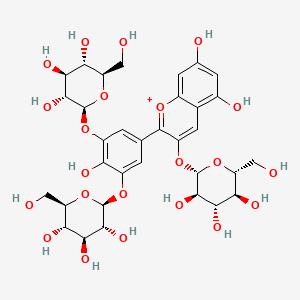 Delphinidin 3,3',5'-tri-O-glucoside