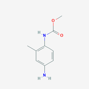 molecular formula C9H12N2O2 B012172 Methyl N-(4-amino-2-methylphenyl)carbamate CAS No. 104479-00-7