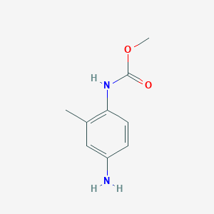molecular formula C9H12N2O2 B012172 N-(4-amino-2-methylphenyl)carbamic acid methyl ester CAS No. 104479-00-7