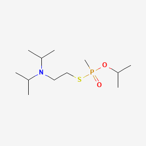 Phosphonothioic acid, methyl-, S-(2-(bis(1-methylethyl)amino)ethyl) O-(1-methylethyl) ester