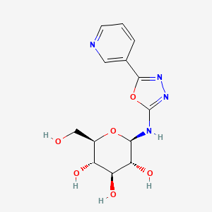 2-(N-D-Glucosylamino)-5-(3-pyridyl)-1,3,4-oxadiazole
