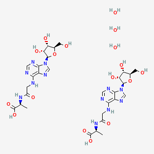 N-(9-beta-D-Ribofuranosylpurin-6-yl)glycyl-1-alanine