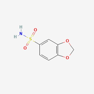 B1217220 1,3-Benzodioxole-5-sulfonamide CAS No. 5279-49-2