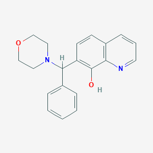 molecular formula C20H20N2O2 B12172219 7-[Morpholin-4-yl(phenyl)methyl]quinolin-8-ol 