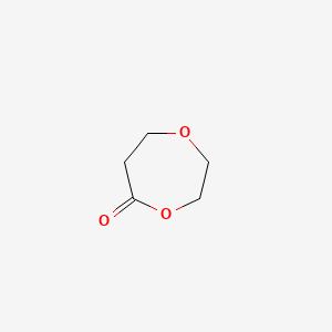 molecular formula C5H8O3 B1217222 1,5-Dioxepan-2-one CAS No. 35438-57-4