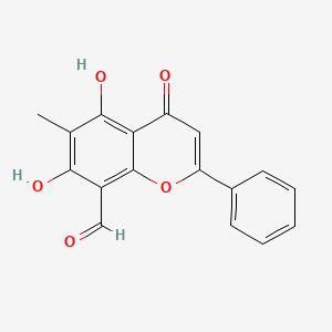 molecular formula C17H12O5 B1217224 Isounonal CAS No. 55743-12-9