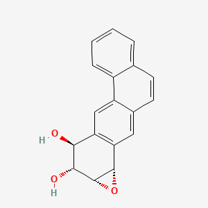 anti-10,11-Dihydroxy-8,9-epoxy-8,9,10,11-tetrahydrobenz(a)anthracene