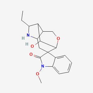 molecular formula C19H24N2O4 B1217270 14beta-Hydroxygelsedine CAS No. 96681-54-8