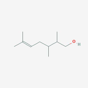 molecular formula C10H20O B1217285 2,3,6-Trimethylhept-5-en-1-ol 