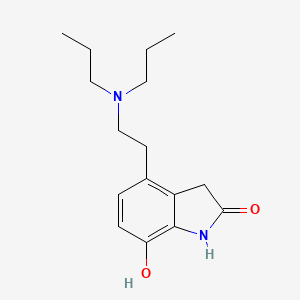 molecular formula C16H24N2O2 B1217290 4-(2-Di-n-propylaminoethyl)-7-hydroxy-2-(3H)indolone CAS No. 81654-62-8