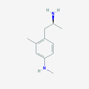 molecular formula C11H18N2 B1217299 4-Methylamino-alpha,2-dimethylphenethylamine CAS No. 79567-43-4