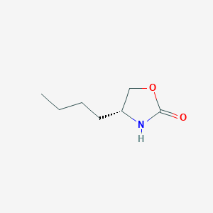 molecular formula C7H13NO2 B121730 (4R)-4-Butyl-2-oxazolidinone CAS No. 158249-50-4