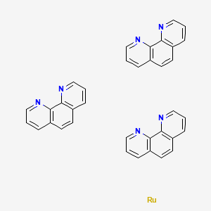 molecular formula C36H24N6Ru B1217303 Tris-(1,10-phenanthroline)ruthenium CAS No. 22873-66-1