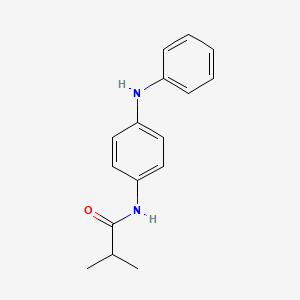 N-(4-anilinophenyl)-2-methylpropanamide