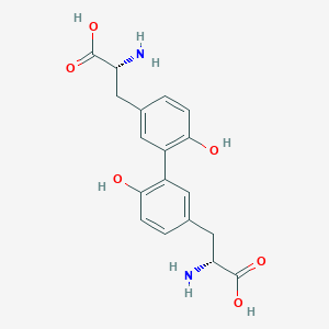 molecular formula C18H20N2O6 B1217320 DD-dityrosine 