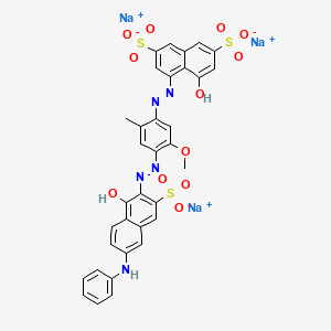 molecular formula C34H24N5Na3O12S3 B1217340 Direct blue 67 CAS No. 3354-97-0