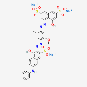 molecular formula C34H27N5O12S3 B1217340 Direct Blue 67 CAS No. 3354-97-0