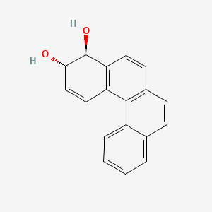 molecular formula C18H14O2 B1217347 Benzo(c)phenanthrene-3,4-diol, 3,4-dihydro-, trans-(+-)- CAS No. 73093-19-3