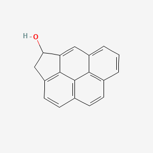 molecular formula C18H12O B1217348 3,4-Dihydrocyclopenta(cd)pyren-4-ol CAS No. 80010-98-6