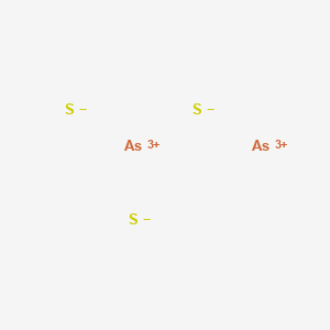 molecular formula As2S3 B1217354 Arsenic sulfide CAS No. 12612-21-4