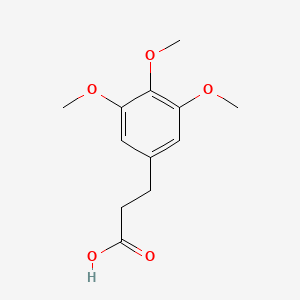 molecular formula C12H16O5 B1217357 3,4,5-Trimethoxyhydrocinnamic acid CAS No. 25173-72-2