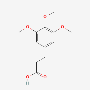 molecular formula C12H16O5 B1217357 3-(3,4,5-Trimethoxyphenyl)propanoic acid CAS No. 25173-72-2