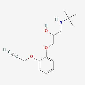 molecular formula C16H23NO3 B1217361 Pargolol CAS No. 47082-97-3