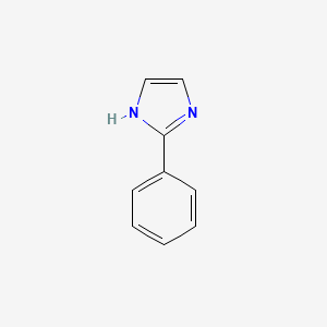 molecular formula C9H8N2 B1217362 2-Phenylimidazole CAS No. 670-96-2