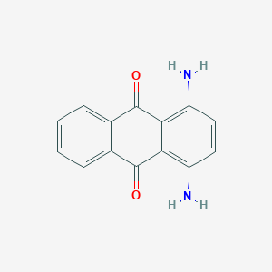 molecular formula C14H10N2O2 B121737 1,4-二氨基蒽醌 CAS No. 128-95-0