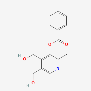 3,4-Pyridinedimethanol, 5-(benzoyloxy)-6-methyl-