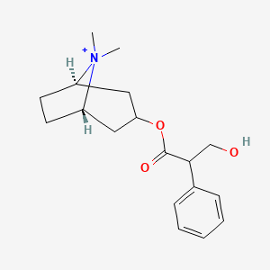 molecular formula C18H26NO3+ B1217387 Methylatropine CAS No. 31610-87-4