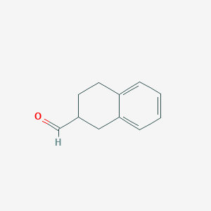 molecular formula C11H12O B121739 1,2,3,4-Tetrahydronaphthalene-2-carbaldehyde CAS No. 155566-56-6