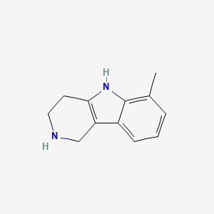 molecular formula C12H14N2 B1217390 6-甲基-2,3,4,5-四氢-1H-吡啶并[4,3-b]吲哚 CAS No. 350680-06-7