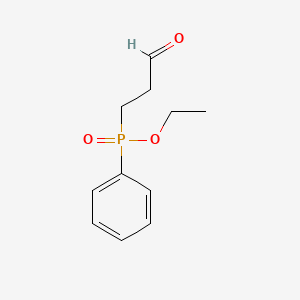 (2-Formylethyl)phenylphosphinic acid ethyl ester
