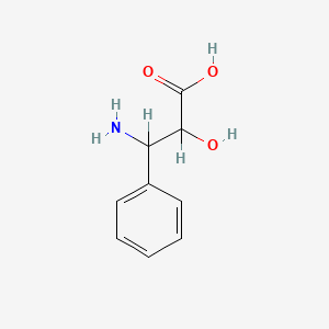 molecular formula C9H11NO3 B1217393 3-Amino-2-hydroxy-3-phenylpropanoic acid CAS No. 6049-55-4