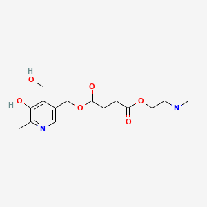 molecular formula C16H24N2O6 B1217404 Pirisudanol CAS No. 33605-94-6
