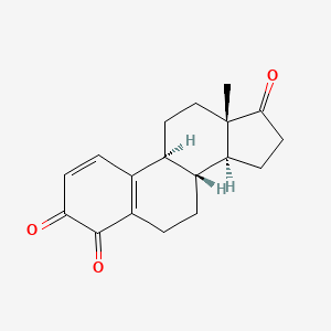 molecular formula C18H20O3 B1217409 Estra-1,5(10)-diene-3,4,17-trione CAS No. 40551-34-6