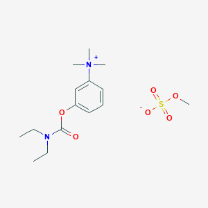 molecular formula C15H26N2O6S B1217431 3-(((Diethylamino)carbonyl)oxy)-N,N,N-trimethylbenzenaminium CAS No. 6033-07-4