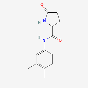 molecular formula C13H16N2O2 B12174341 N-(3,4-dimethylphenyl)-5-oxoprolinamide 