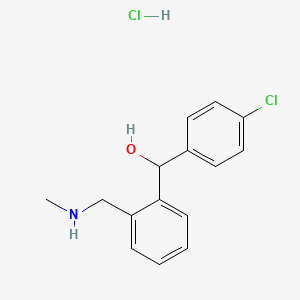 molecular formula C15H17Cl2NO B1217436 Setazindol hydrochloride CAS No. 27683-73-4